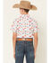 Image #4 - Ariat Boys' Desert Print Short Sleeve Button-Down Western Shirt, White, hi-res