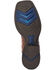 Image #5 - Ariat Men's Dagger Full-Quill Ostrich Exotic Western Boots - Broad Square Toe, Brown, hi-res