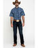 Image #6 - Ariat Men's Lakewood Large Plaid Short Sleeve Western Shirt - Big , Dark Blue, hi-res