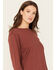 Image #2 - Carhartt Women's Loose Fit Lightweight Long Sleeve Pocket T-Shirt, , hi-res