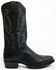 Image #2 - El Dorado Men's Exotic Caiman Western Boots - Round Toe, Black, hi-res