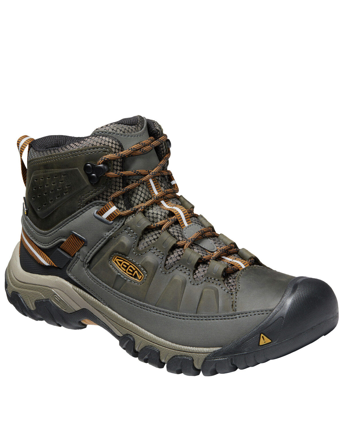 Image #1 - Keen Men's Targhee III Waterproof Hiking Boots - Soft Toe, Brown, hi-res