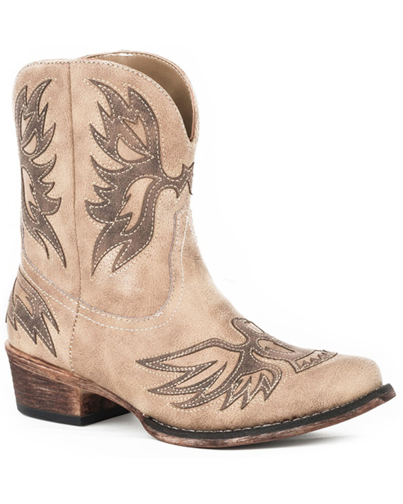 snip toe western booties