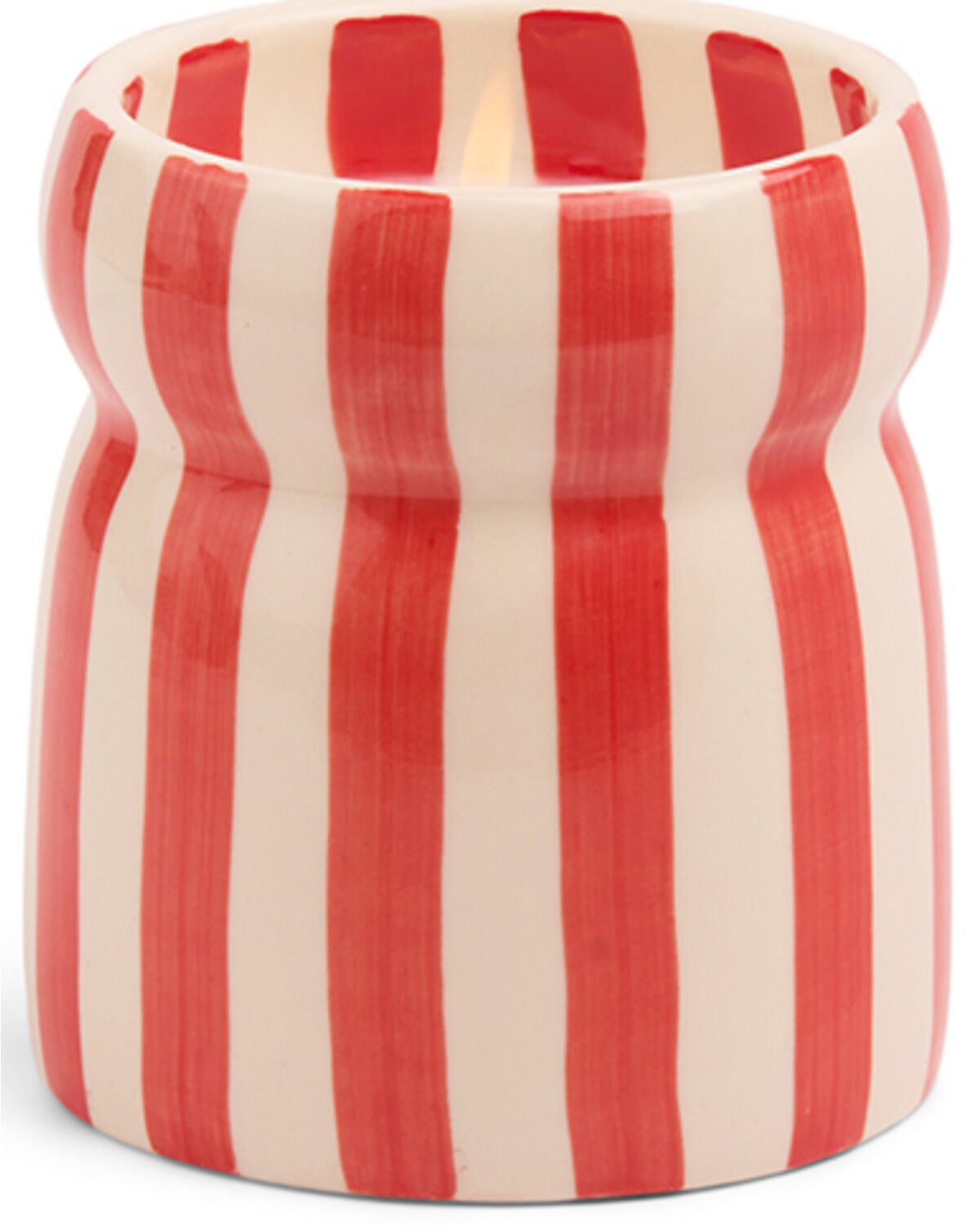 Image #1 - Paddywax Cabana 6.5oz Pink Peppermint Candle, Pink, hi-res