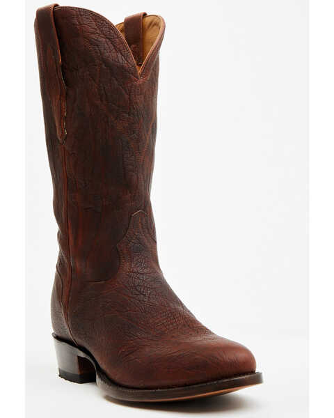 El Dorado Men's Sammy Western Boots - Medium Toe , Cognac, hi-res