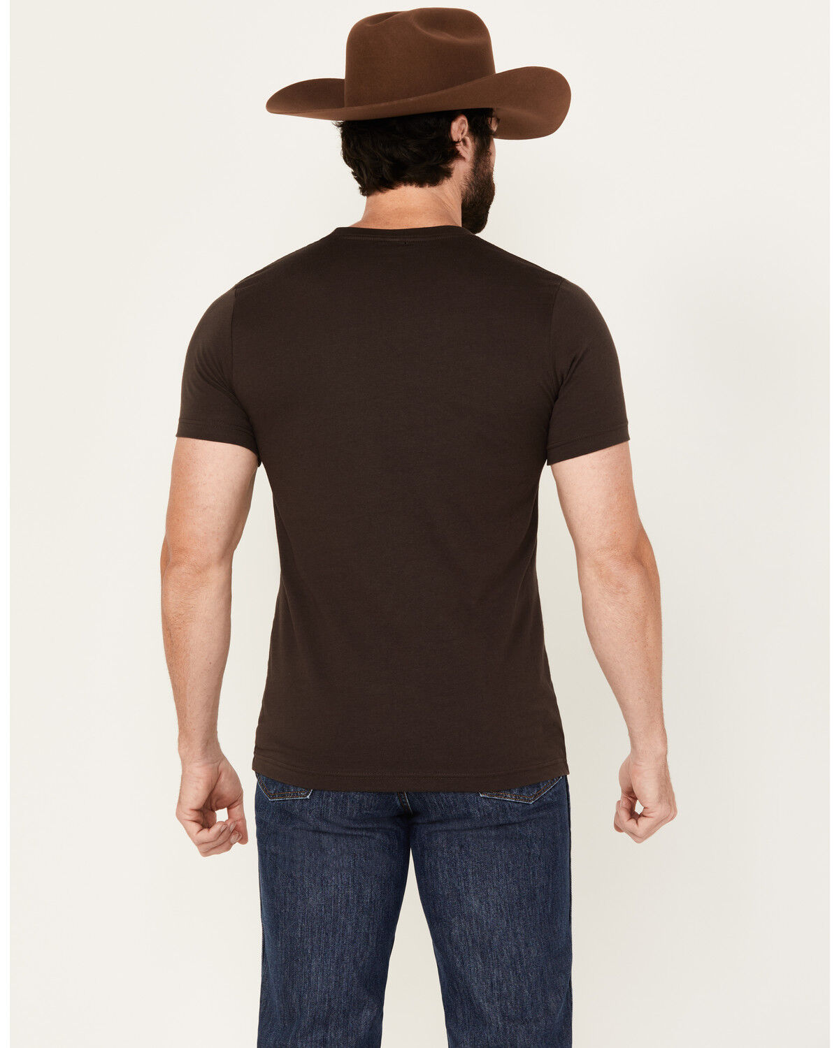 Image #4 - Pendleton Men's Boot Barn Exclusive Steer Rodeo Short Sleeve Graphic T-Shirt, Brown, hi-res