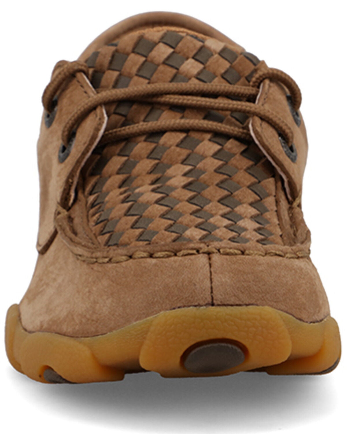 Image #4 - Twisted X Boys' Boat Shoe Driving Mocs, Camel, hi-res