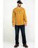 Image #6 - Hawx Men's Brown Box Logo Graphic Thermal Long Sleeve Work Shirt , , hi-res