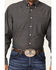 Rough Stock By Panhandle Men's Dobby Long Sleeve Button-Down Western Shirt , Black, hi-res