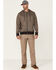 Image #2 - Wrangler Riggs Men's Tough Layer Zip-Front Hooded Work Jacket - Big, Grey, hi-res