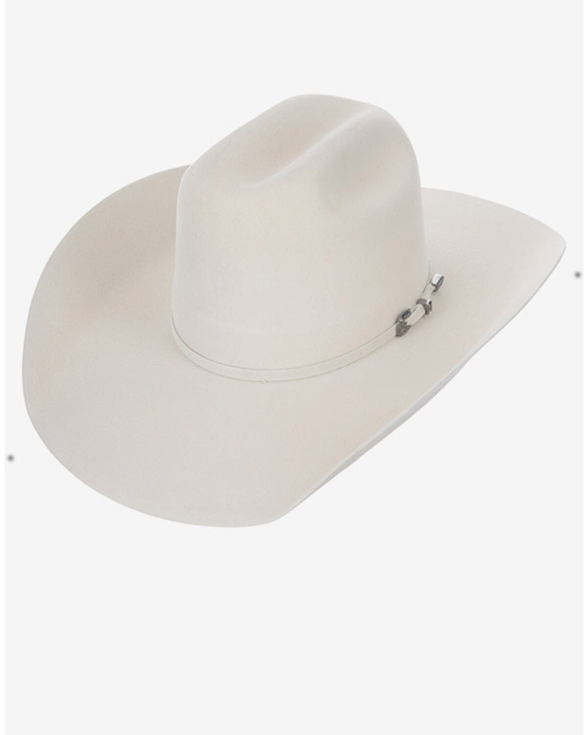 Larry Mahan Genoa 6X Felt Cowboy Hat, Silver Belly, hi-res