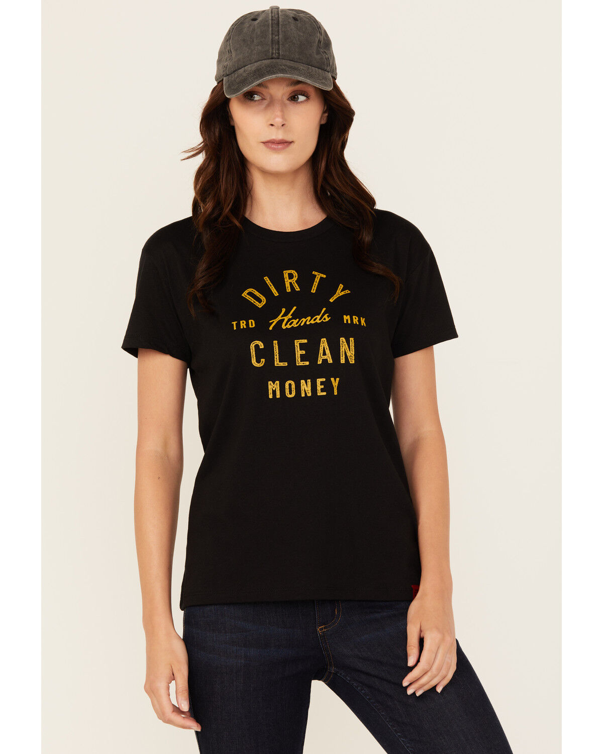 Image #1 - Troll Co Women's Juno Short Sleeve Graphic T-Shirt, Black, hi-res