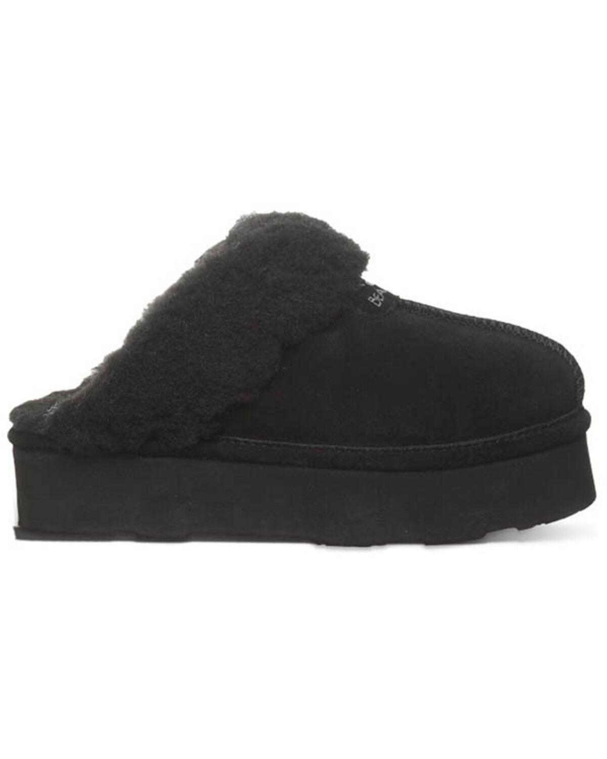 Image #2 - Bearpaw Women's Retro Loki Platform Slippers, Black, hi-res