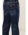 Image #4 - Wrangler Retro Little Boys' Troxler Dark Wash Relaxed Bootcut Stretch Denim Jeans, Blue, hi-res