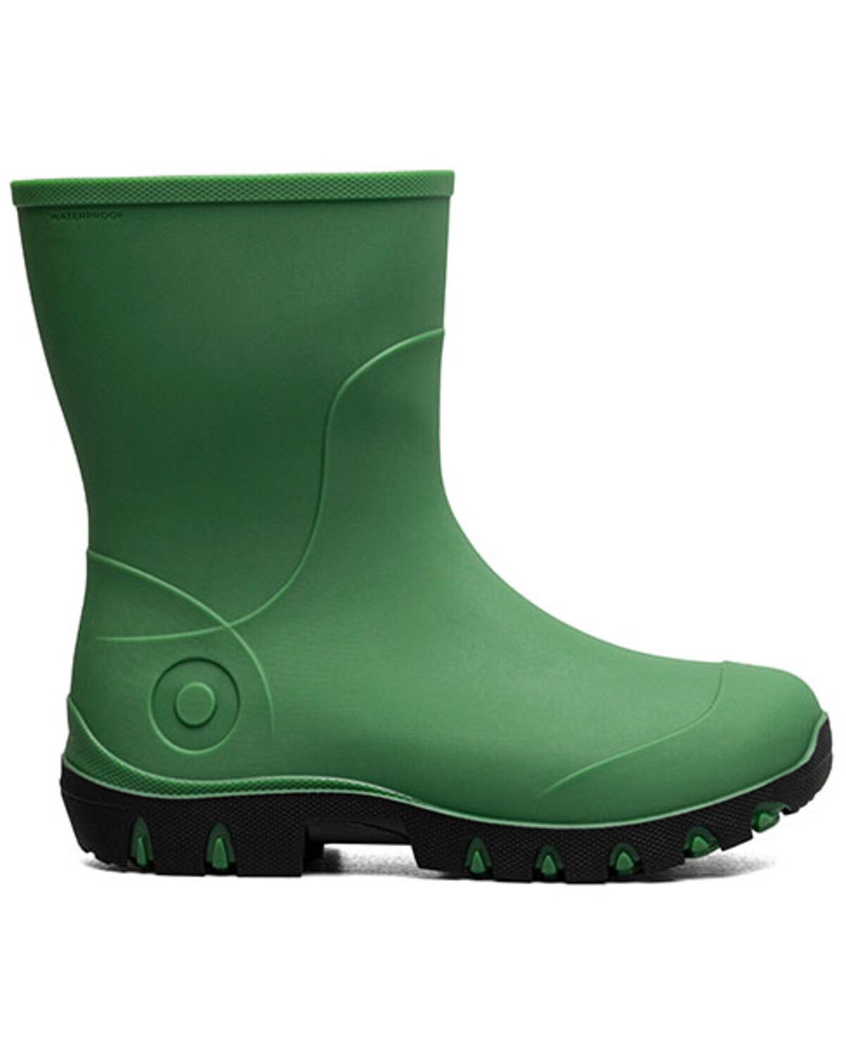 Image #2 - Bogs Boys' Essential Rain Mid Rain Boots - Round Toe, Green, hi-res