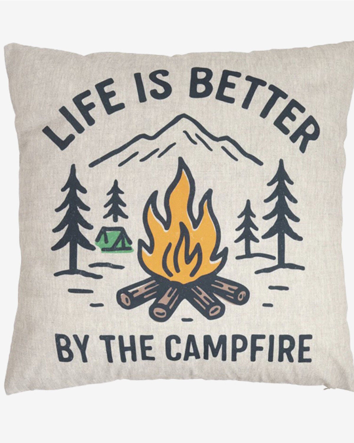 Image #1 - Carstens Home Campfire Outdoor Pillow, Multi, hi-res