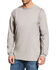 Image #1 - Ariat Men's FR Crew Neck Long Sleeve Shirt - Tall, Grey, hi-res