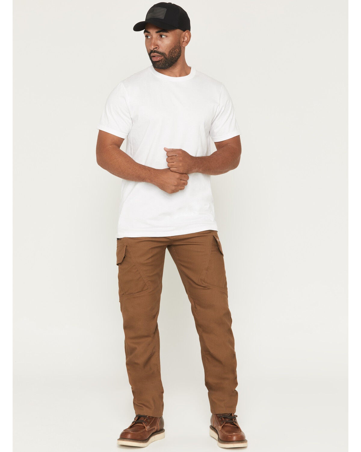 Dickies Men's Tradebuilt Duck Cargo Pants, Brown, hi-res