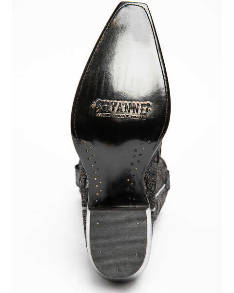 Image #7 - Shyanne Women's Bittersweet Western Boots - Snip Toe, Black, hi-res