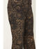 Image #2 - Rock & Roll Denim Girls' Paisley Distressed Flare Stretch Jeans, Black, hi-res