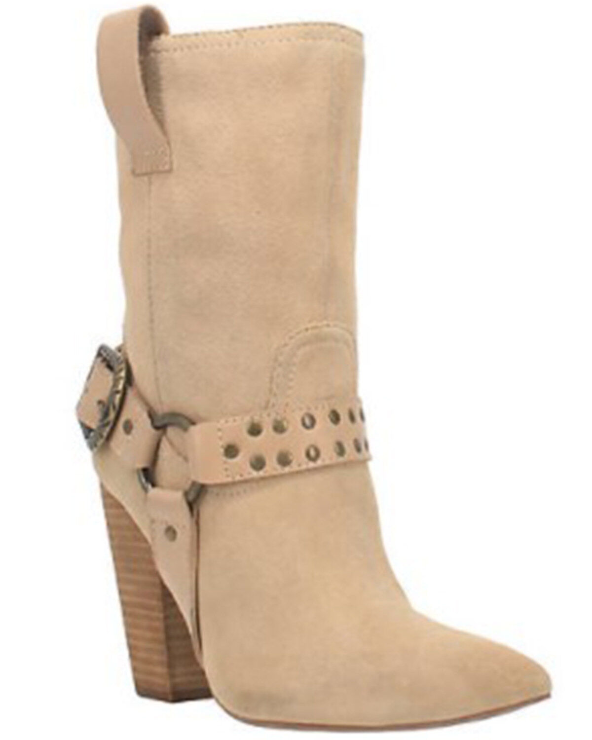 Image #1 - Dingo Women's Dancing Queen Harness Fashion Booties - Snip Toe, , hi-res
