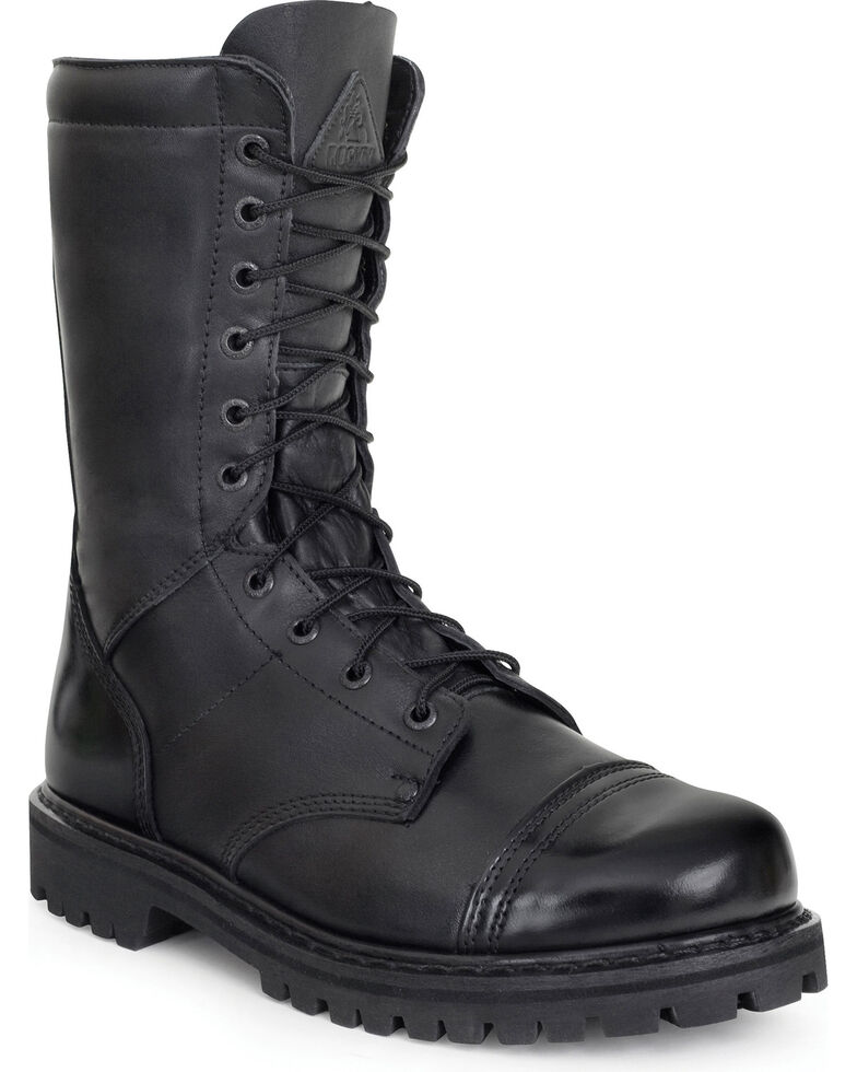 jump boots with zipper