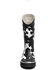 Image #4 - Bogs Girls' Cow Print Rain Boots - Round Toe, Black/white, hi-res