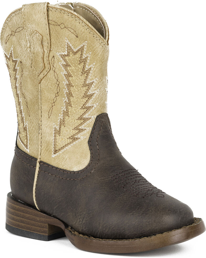 Roper Toddler Boys' Billy Cowboy Boots Square Toe Boot Barn