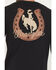 Image #4 - Wrangler Men's Boot Barn Exclusive Horseshoe Cowboy Long Sleeve Graphic T-Shirt, Black, hi-res