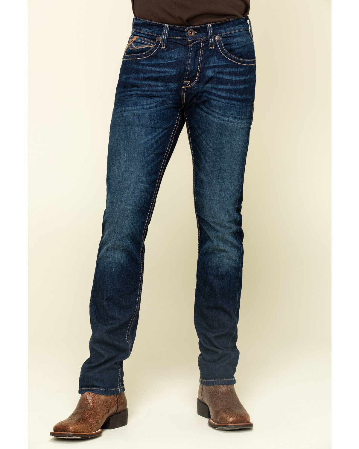 Image #2 - Ariat Men's M8 Rome Modern Stretch Slim Leg Jeans, , hi-res