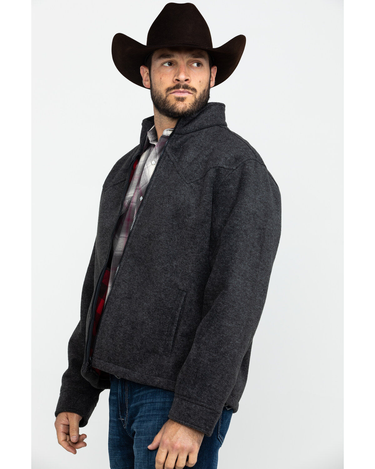 Image #3 - Outback Trading Co. Men's Oregon Jacket, Charcoal, hi-res