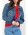 Image #4 - Free People Women's Rumors Denim Jacket, , hi-res