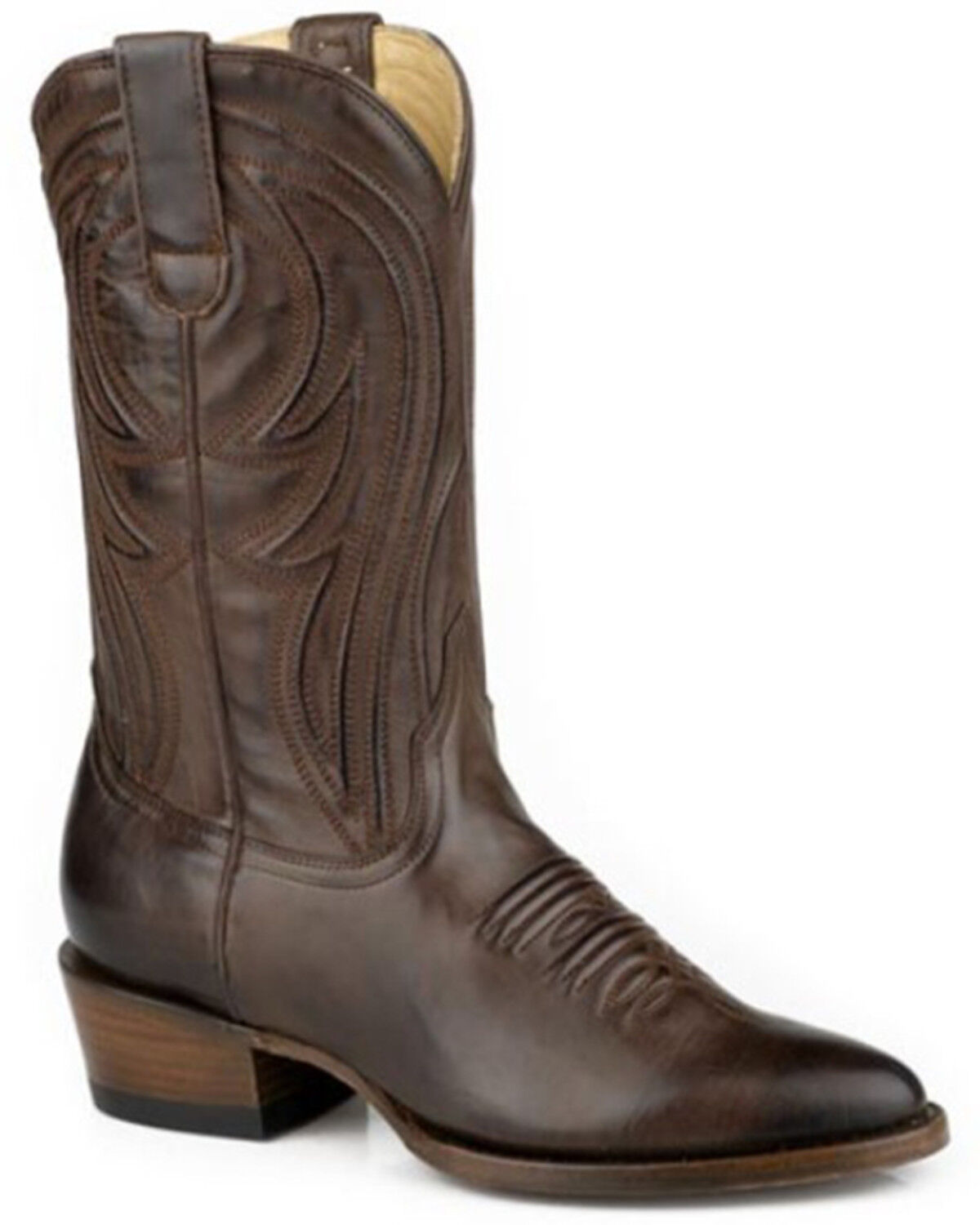 Image #1 - Stetson Women's Nora Western Boots - Round Toe, Brown, hi-res