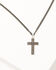 Image #2 - Cody James Men's Cross Necklace, Black, hi-res