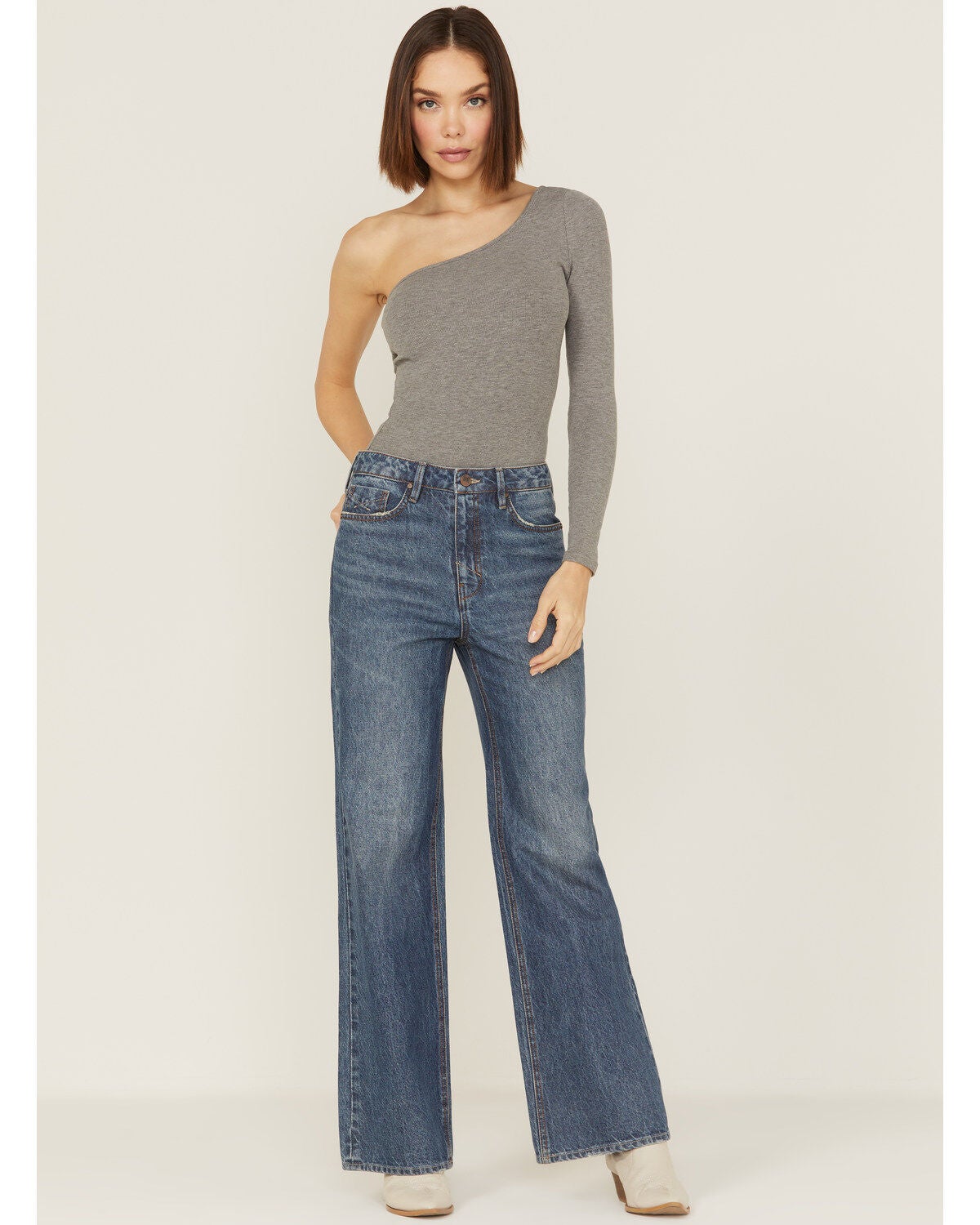 Unpublished Denim Women's Joelene Coda Straight Jeans, Blue, hi-res