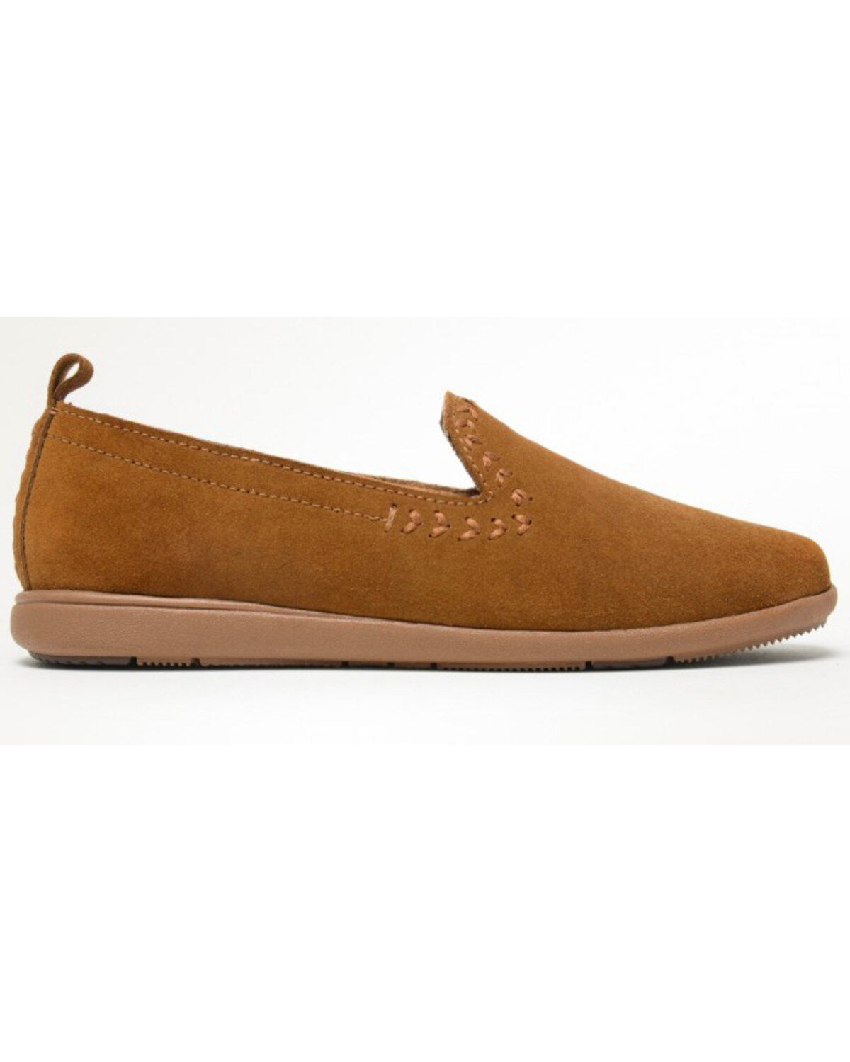 Image #2 - Minnetonka Women's Shay Suede Slip-On Shoes - Round Toe, , hi-res