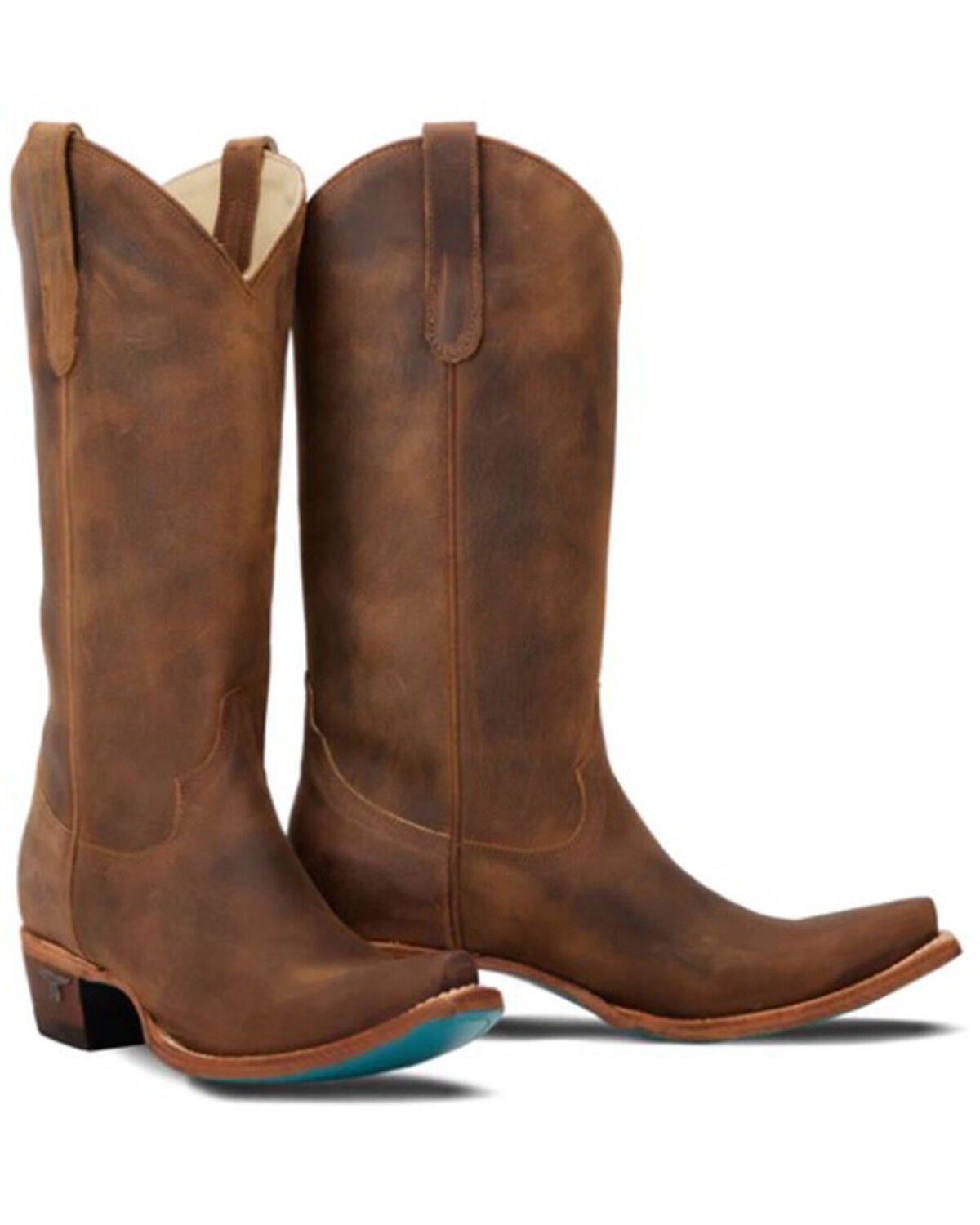 Lane Women's Emma Jane Tall Western Boots - Snip Toe, Caramel, hi-res