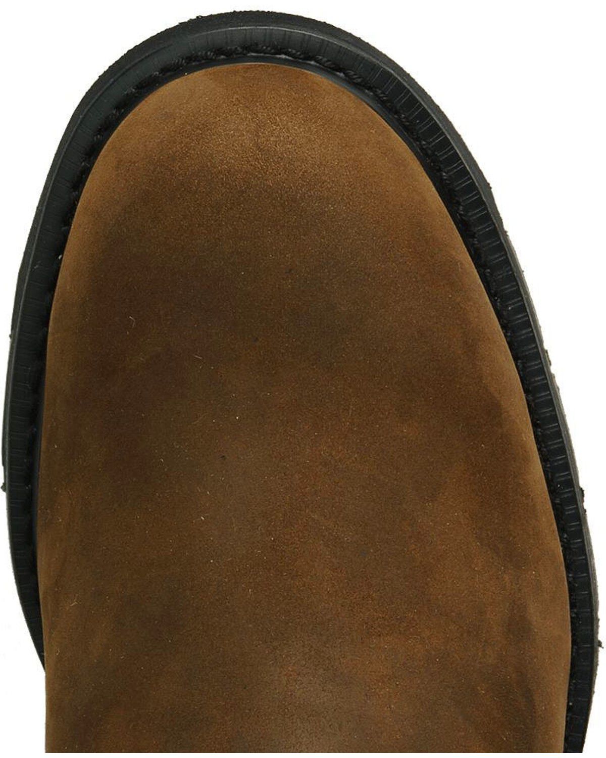 Image #11 - Wolverine Men's Plain Toe Slip Resistant Wellington Boots, Brown, hi-res