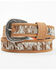 Image #1 - RANK 45® Men's Stockyard Hair on Hide Belt, Brown, hi-res