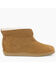 Minnetonka Men's Sheepskin Ankle Boots - Round Toe, Tan, hi-res