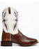 Dan Post Men's Watersnake Western Boots - Broad Square Toe, Tan, hi-res