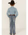 Image #3 - Panhandle Boys' Light Wash Vintage Bootcut Denim Jeans, , hi-res