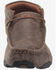 Image #4 - Twisted X Bomber Leather Lace-Up Driving Moccasins, Distressed, hi-res