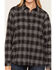 Image #3 - Idyllwind Women's Dosia Rhinestone Plaid Print Long Sleeve Button-Down Flannel Shirt, Black, hi-res