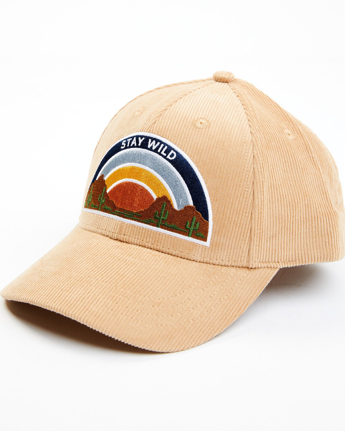 Cleo + Wolf Women's Stay Wild Sunset Ball Cap, Medium Brown, hi-res