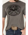 Image #3 - Smith & Wesson Men's Eagle Buckle Short Sleeve Graphic T-Shirt, Grey, hi-res