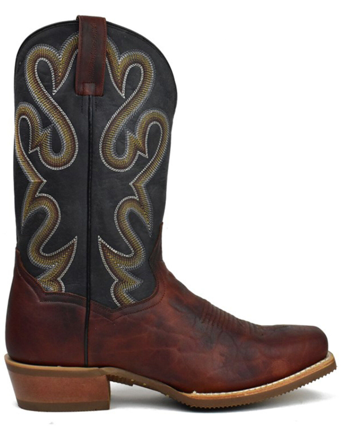Image #2 - Dan Post Men's Meigs Western Performance Boots - Square Toe, Cognac, hi-res
