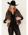 Shyanne Women's Faux Fur Vest, Ash, hi-res