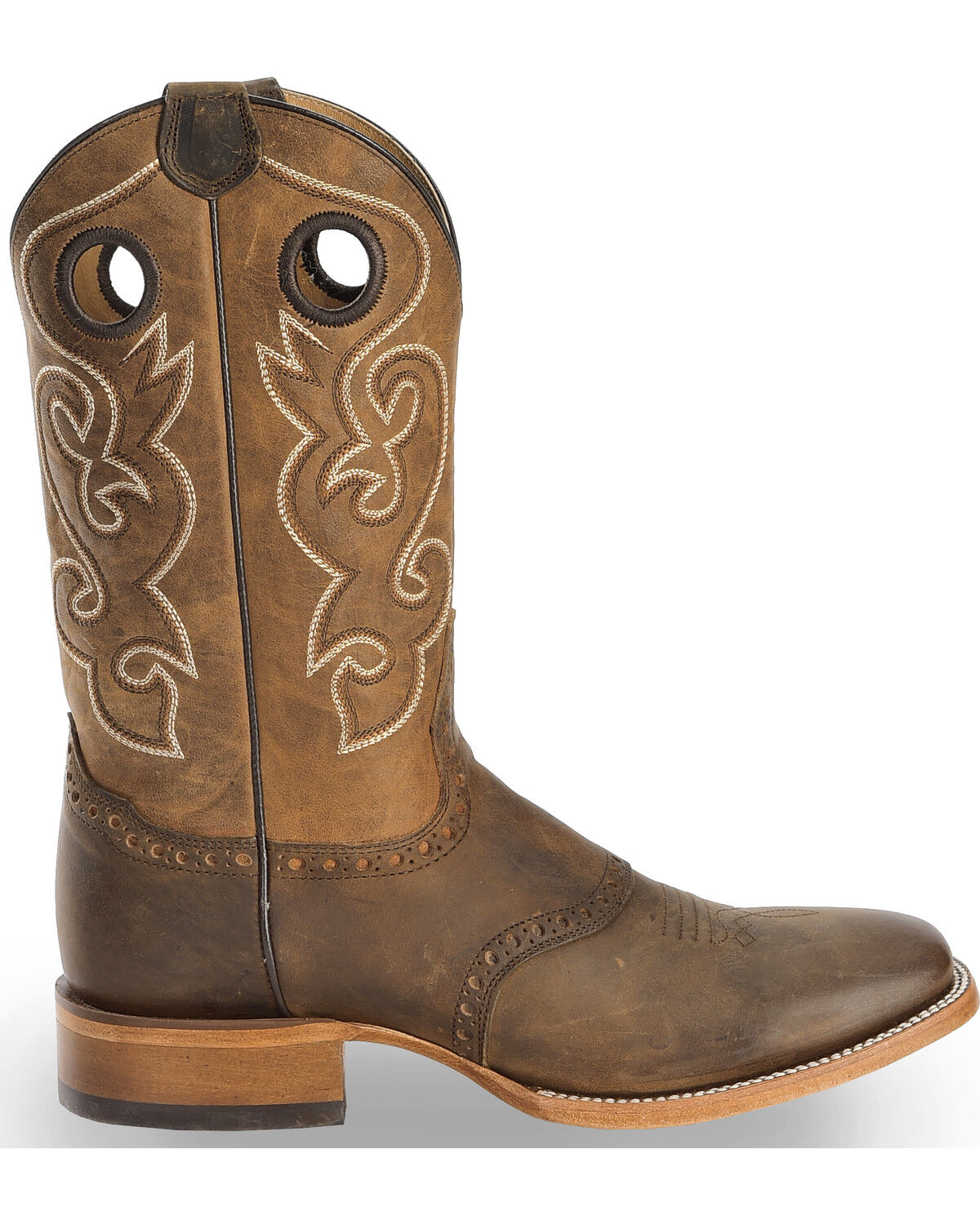 brown riding style boots