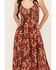Image #3 - Angie Women's Floral Print Sleeveless Maxi Dress, , hi-res